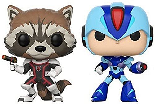 Figurine - Funko Pop - Marvel vs Capcom - Rocket vs Megaman X 2Pack