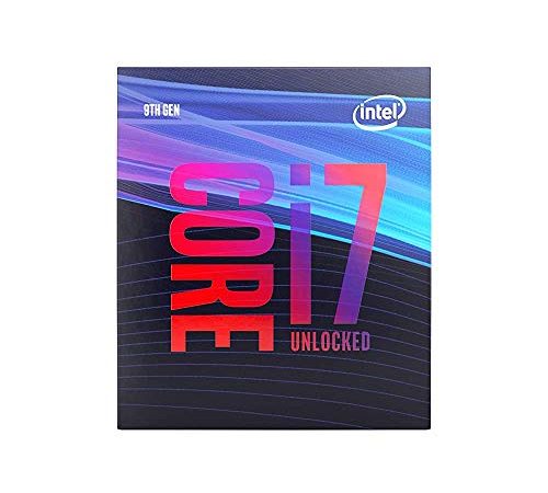 Intel Core i7-9700K Processeur de bureau 8 cœurs jusqu'à 4,9 GHz Turbo débloqué LGA1151 Série 300 95 W