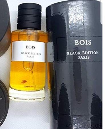 Parfum Collection Privée, Bois De BLACK EDITION, Bois N1 d'Argent INTENSE Homme/Femme, Parfum 50ml Pour Cadeau, Parfum de Marque, Idée Cadeau Pas Chère, Black Edition (1 parfum BOIS Black Edition)