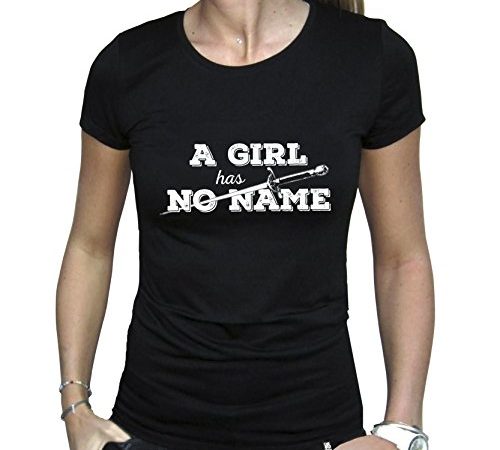 ABYstyle - Game of Thrones - T-Shirt A Girl Has No Name - Femme - Noir (XL)