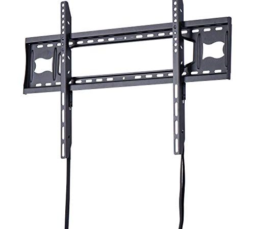 Amazon Basics Essentials Support mural plat avec rail, pour télévision, 127 à 215,9 cm (50-85")