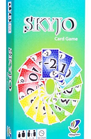 Magilano SKYJO, de Le Tout Nouveau Jeu de Cartes pour Les Petits et Les Grands. Un Jeu de société idéal pour se divertir et Passer des soirées Amusantes avec des Amis et en Famille.