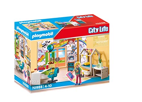 PLAYMOBIL 70988 Chambre d'adolescent- City Life- La maison moderne- aménagement pièces de la maison