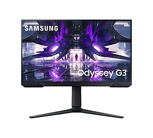 SAMSUNG ODYSSEY G3 24'' S24AG302NU Ecran PC, Dalle IPS 24", Résolution FHD (1920 x 1080), 144Hz, 1ms, AMD Freesync, Noir - Jusqu'à 30€ remboursés