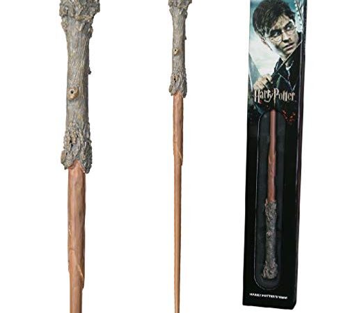 The Noble Collection - Harry Potter Wand in A Standard Windowed Box - 14in (35.5cm) Wizarding World Wand - Harry Potter Film Set Movie Props Wands