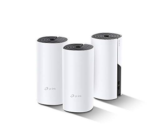 TP-Link Deco WiFi Mesh + CPL 1000Mbps Deco P9(3-pack) Système WiFi pour toute la maison - Couverture WiFi de 400㎡, 2 Gigabit Ethernet Ports, Contrôle parental, Idéale pour grande maison de murs épais