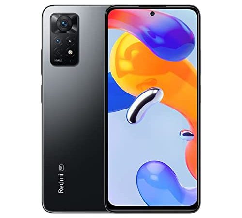 Xiaomi Redmi Note 11 Pro 5G Smartphone 6.67" FHD+ AMOLED DotDisplay, 120Hz FHD+ AMOLED DotDisplay, 67W Turbo Charge 6G+128GB Gris Graphite [Version Globale]