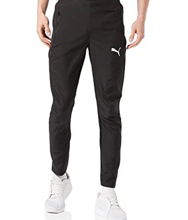 Puma Liga Sideline Woven Pants Pantalon de Jogging Homme, Black White, L