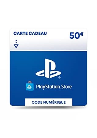 Carte Cadeau PlayStation 50 EUR | PSN Compte Français | PS5/PS4 Code de Téléchargement