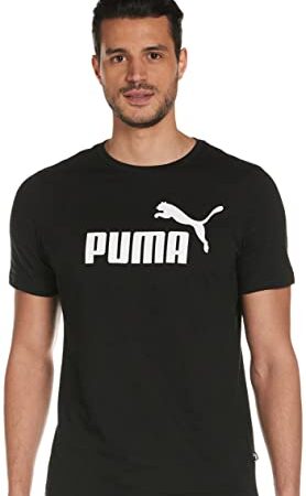 PUMA ESS Logo Tee T-Shirt Homme, Noir, 3XL