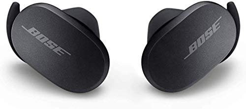 Bose Écouteurs à réduction de bruit QuietComfort® Earbuds – Écouteurs Bluetooth entièrement sans fil avec contrôle vocal, ultra-performante et étui de chargement, coloris Noir