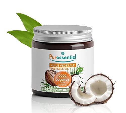 Puressentiel Laboratoire Huile Végétale de Bio Coco, 100 ml (Lot de 1)