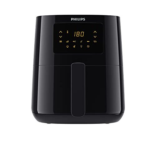 Airfryer Philips Série 3000 L, 4.1L (0.8Kg), Airfryer 13 en 1, 90 % de graisse en moins grâce à la technologie Rapid Air, Digitale, Application de recette (HD9252/90)