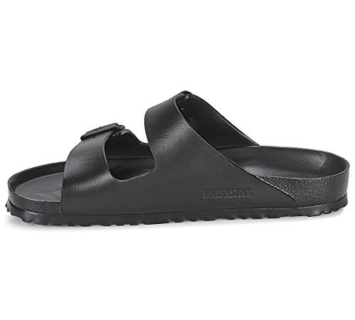 Birkenstock Arizona, Sandales Bout ouvert Homme, Noir (Noir) 42 EU (étroit)