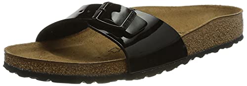 Birkenstock Madrid 40791, Chaussures Mixte adulte Noir (Black) 38 EU (étroit)