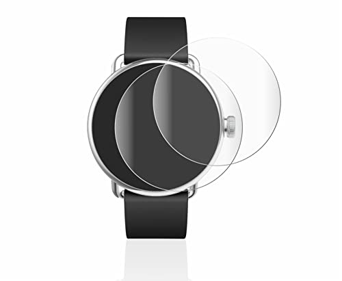 brotect Protection Intégrale 3D Incurvé Compatible avec Withings ScanWatch (42 mm) (2 Pièces) - Couverture Complète, Film Protection Écran