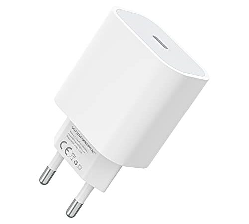 Chargeur USB C Ultra Rapide pour iPhone, Samsung, Huawei, Oppo Type c Prise Secteur Type C Prise USB C Adaptateur ultrapower100