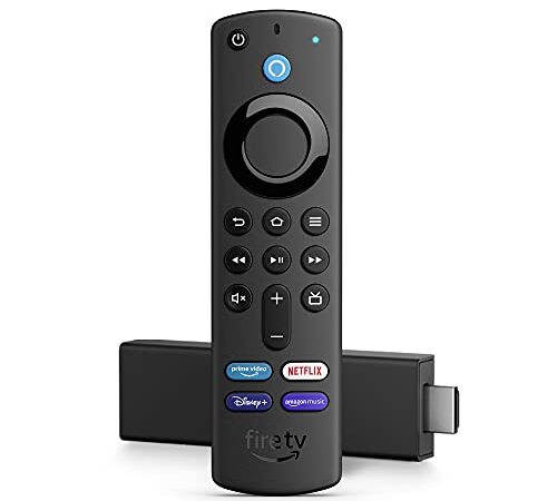 Fire TV Stick 4K avec télécommande vocale Alexa (dotée de boutons de contrôle de la TV)