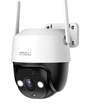 Imou 360°Caméra Surveillance WiFi Extérieure, PTZ Caméra IP Exterieur WiFi 1080P, Vision Nocturne Couleur 30M, Détection de Personne AI, Suivi Intelligent, Étanche IP66, Audio Bidirectionnel, Sirène