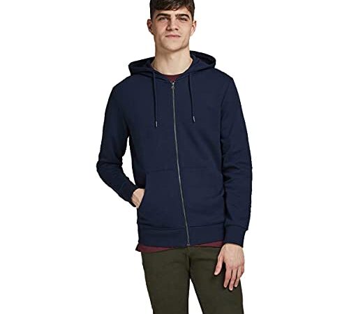 Jack & Jones Habillage de Coton brossé de Base - Marine Blazer - L