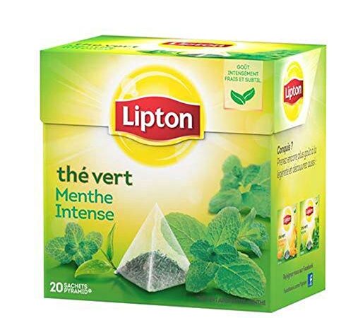 Lipton Thé Vert Menthe Intense 20 Sachets