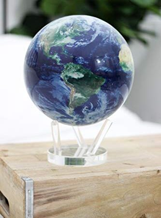 Mova - Globe terrestre - prise de vue par satellite - avec nuages - 21,5 cm - MG-85-STE-C