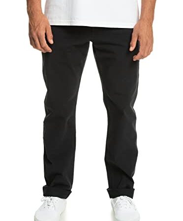 Quiksilver Homme Krandy 5 Pockets Jeans, Noir, L EU