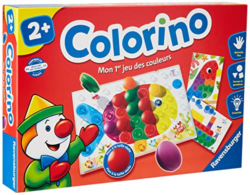 Ravensburger - Jeu Educatif - Colorino - Jeu d'apprentissage des couleurs et manipulation - Motricité et créativité - A partir de 2 ans - 24011 - version française