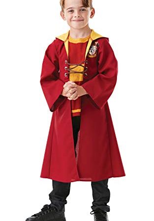 Rubies - HARRY POTTER officiel -Déguisement luxe Quidditch Gryffondor cape avec top intégré 9-10 ans