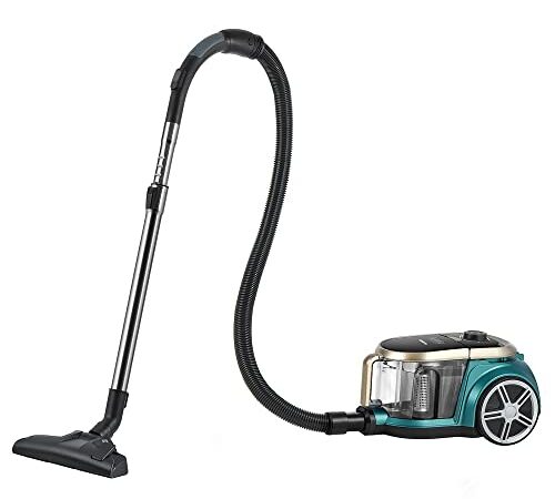 Eureka Apollo Aspirateur Traîneau sans Sac, Aspirateur Cylindrique Léger avec Système à Cyclone Unique, Puissance Moteur 800 W, Bac à Poussière 2,2 L, Tapis et Sols Durs