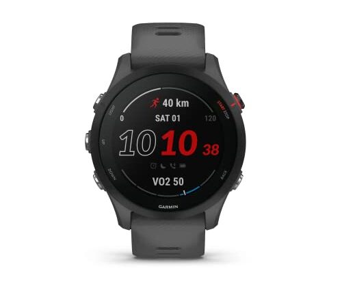 Garmin Forerunner 255 - Montre GPS Multisports connectée de Running – Gray - Boîtier 46 mm