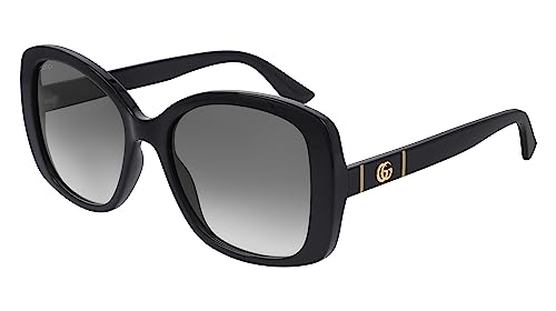 Gucci Lunettes de Soleil GG0762S Black/Grey Shaded 56/18/145 femme