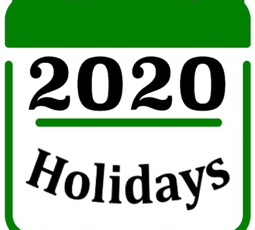 Holiday calendar 2020 2019