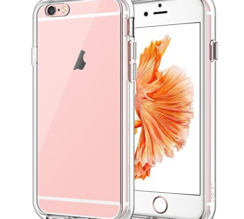 JETech Coque pour iPhone 6s Plus et iPhone 6 Plus, Anti-Jaunissement Housse de Protection Transparente Anti-Chocs et Anti-Rayures (HD Clair)