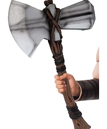 Rubies Marvel Thor Love & Thunder Movie Thor Stormbreaker Hache Accessoire de costume officiel