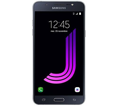 Samsung Galaxy J7 2016 smartphone débloqué 4G (Ecran : 5,5 pouces - 16Go - 2 Go RAM - Simple Micro-SIM - Android) Noir (Reconditionné Certifié)