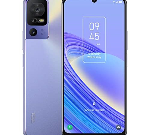 TCL 40SE Téléphone Portable 6 Go RAM 256 Go ROM, Smartphone Android 13, Écran 6.75", Double SIM, Caméra Triple 50MP, Téléphone Cellulaire NFC, 5010 mAh, avec Ecouteurs Filair, sans Chargeur, Violet