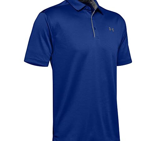 Under Armour Homme Tech Polo Chemise, Royal Graphite Graphite, XXL EU