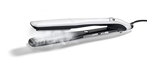 BaByliss Lisseur Steam Lustre Styler avec Technologie Brillance pour des cheveux protégés, doux et hydratés ST595E