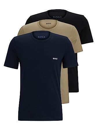 BOSS Hommes TShirtRN 3P Classic Lot de Trois t-Shirts en Jersey de Coton