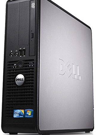 Dell OptiPlex 780 SFF Dual Core 4GB 160GB Windows 10 Professional 64-Bit Desktop PC Computer (Certified Refurbished)