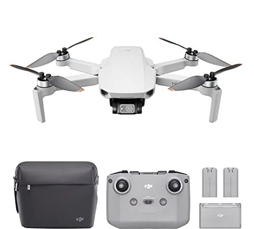 DJI Mini 2 Fly More Combo - Ultraléger et Pliable Drone Quadcopter, 3 Axes Gimbal avec Caméra 4K, Photo 12MP, 31 Minutes de Vol, OcuSync 2.0 HD Transmission Vidéo, QuickShots avec DJI Fly App