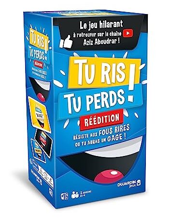 Dujardin Tu RIS Tu Perds - Jeu De Société Blagues Pourries Et Fous Rires Garantis - pour Adultes, Ados - A Jouer en Equipe