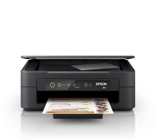 Epson Imprimante Expression Home XP-2200, Multifonction 3-en-1 : Scanner/Copieur, A4, Jet d'encre Couleur, WiFi Direct, Cartouches séparées, Ultra-Compact