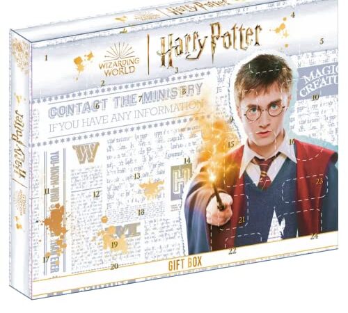 Harry Potter Calendrier de l'Avent 2021 – Calendrier de Noël Harry Potter pour enfants, garçons, filles, produits de papeterie, cadeaux pour femmes – Calendrier de l'Avent stationnaire 2021