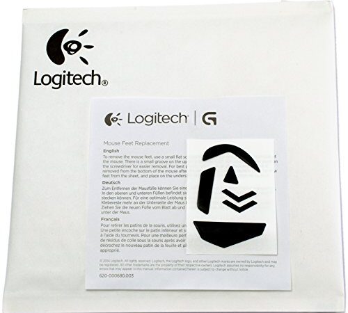Logitech Lot de 2 patins de rechange pour souris Logitech G502 Proteus Core / G502 Proteus Spectrum