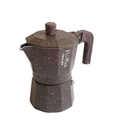 PINTINOX Cafetière Moka Nature 3 tasses