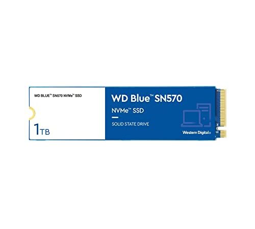 WD_BLUE SN570 1TB M.2 2280 PCIe Gen3 NVMe up to 3500 MB/s read speed