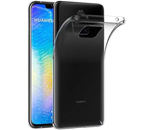 AICEK Coque Huawei Mate 20 Pro, Transparente Silicone Coque pour Huawei Mate 20 Pro Housse Silicone Etui Case (6,39 Pouces)