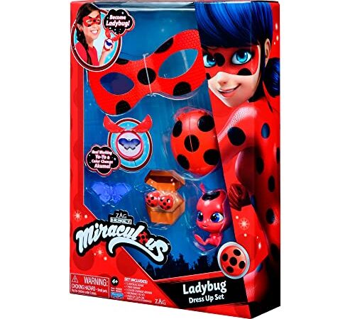 Bandai - Miraculous Ladybug - Set de Transformation - Ladybug - Déguisement Miraculous et accessoires - P50601